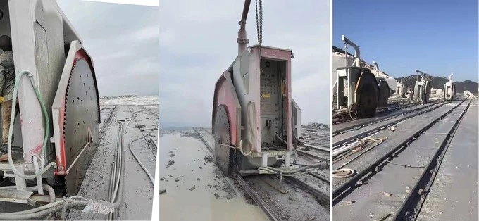 marble quarry sawing machine